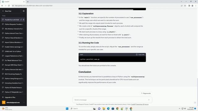 How to parallel sum a loop using multiprocessing in Python смотреть онлайн