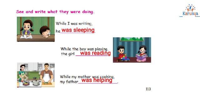 V STD English Unit: 02. Past continuous tense and Future continuous tense. смотреть онлайн