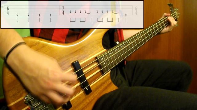 Foo Fighters - Outside (Bass Cover) (Play Along Tabs In Video)