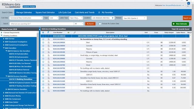 Construction Cost Estimating RS Means Online Intro - Estimating - Construction Management смотреть онлайн