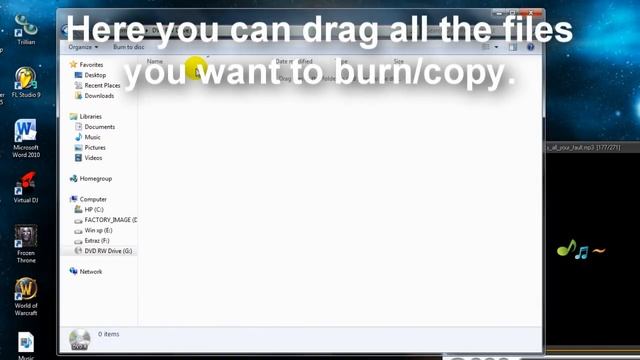 How to burn a CD/DVD on Windows 7 without any programs! смотреть онлайн
