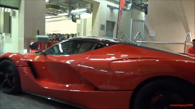 Ferrari LaFerrari Start Up + 2x Fly By @ Yas Marina Circuit!!