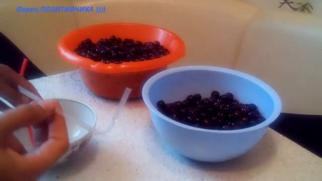 ЛАЙФХАК.Как удалить косточки из вишни и черешни смотреть онлайн
