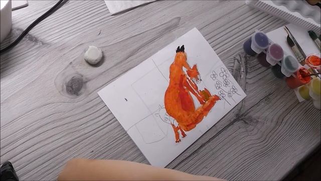 Рисуем вместе с мамой. Рисуем семейство лис смотреть онлайн