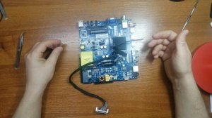 Ремонт телевизора BBK 43LEX-7027 с хрипящим звуком