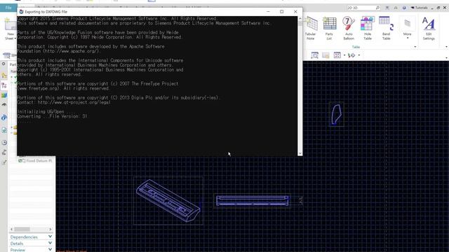UG NX AUTOCAD DXF DWG Convert смотреть онлайн