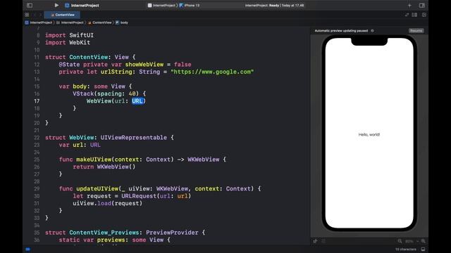 How to create a WebView in Xcode (SwiftUI / iOS) смотреть онлайн
