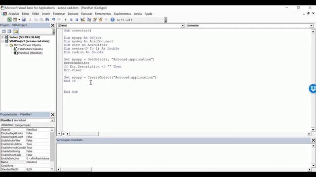 Conecte o EXCEL ao AUTOCAD e desenhe um circulo link da planilha nos comentarios смотреть онлайн