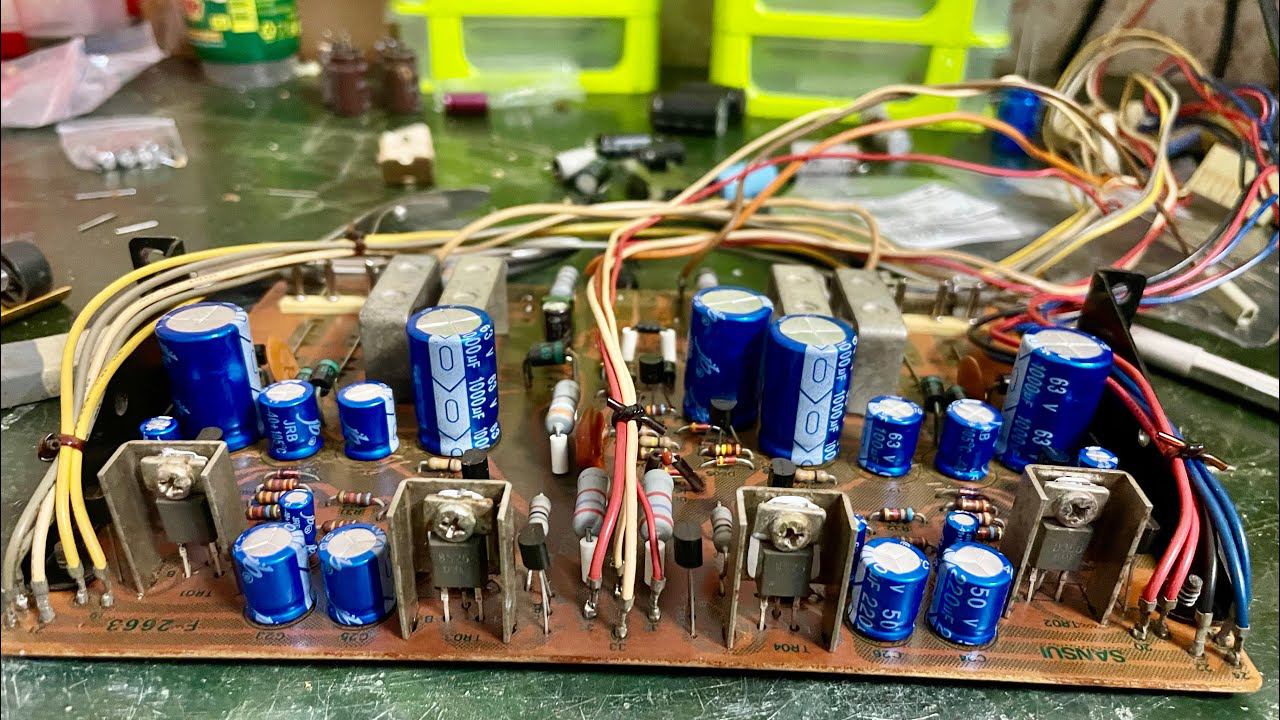 Sansui AU-707 Востановление. Часть 2 смотреть онлайн