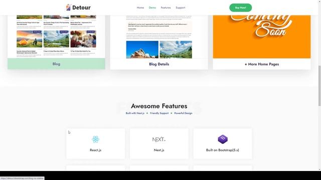 Detour - React NextJs Travel Booking Template resort travel booking смотреть онлайн