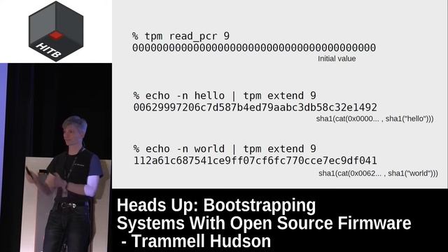 #HITB2017AMS D2T1 - Bootstrapping Systems With Open Source Firmware - Trammell Hudson смотреть онлайн