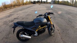 Обзор на мотоцикл дорожный Motoland SCRAMBLER 250. Мой новый аппарат.