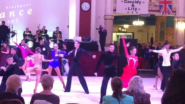 Benivskiy-Kovalenko Vlada. Junior Blackpool/ England 2016, Jive смотреть онлайн