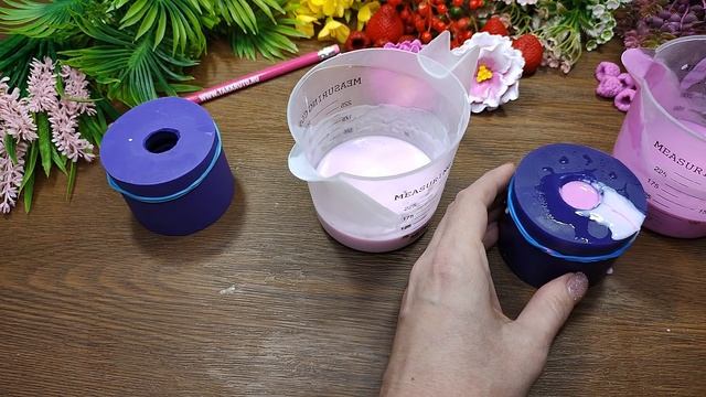 Мыльные фиалки для моно-букета ? Мыловарение от ТакКруто ? Как сделать цветы из мыла смотреть онлайн