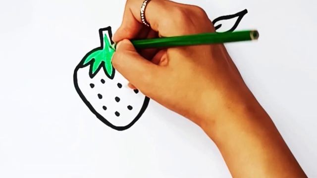 drawing fruits for Kid | how to draw fruits for Kids and Toddlers | coloring смотреть онлайн