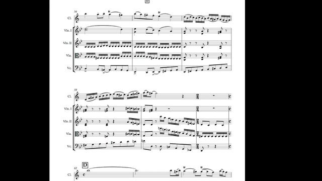 Klezmer Fantasy For Clarinet and String Quartet (Trailer) by Harold Seletsky. With Score Display. смотреть онлайн