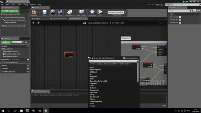 Unreal engine - Персонаж (Движение, прыжок, бег) смотреть онлайн