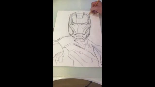 Рисую Железного Человека | Как нарисовать железного человека смотреть онлайн