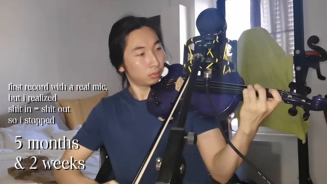 1 Year of Violin Progression (Adult, self-taught, complete beginner) смотреть онлайн