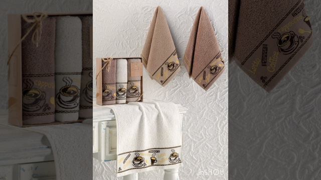 Кухонные полотенца махровые Karna