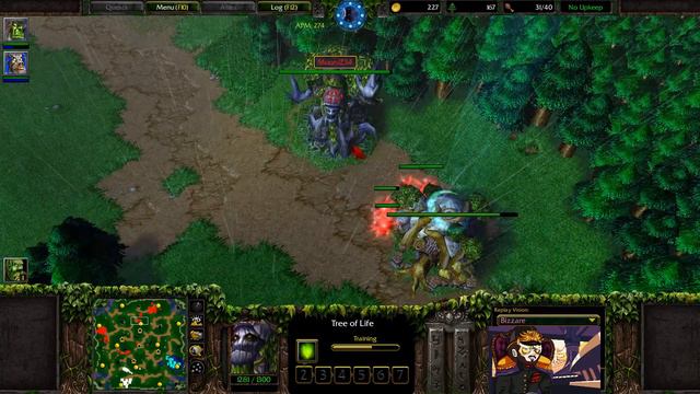 Foggy + Pooh Vs JohnnyCage + Bizzare. Великолепный командный Варкрафт. Cast #14 [Warcraft 3]