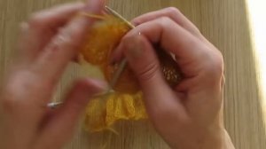 КАК ВЯЗАТЬ РЮШИ ДЛЯ ПАУТИНКИ. рюши спицами. узор для пуловера. модное вязание. kniting