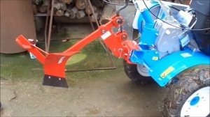 Плуг и сцепку ВРМЗ,  и удлинители от Нева  устанавливаю на мотоблок Нева