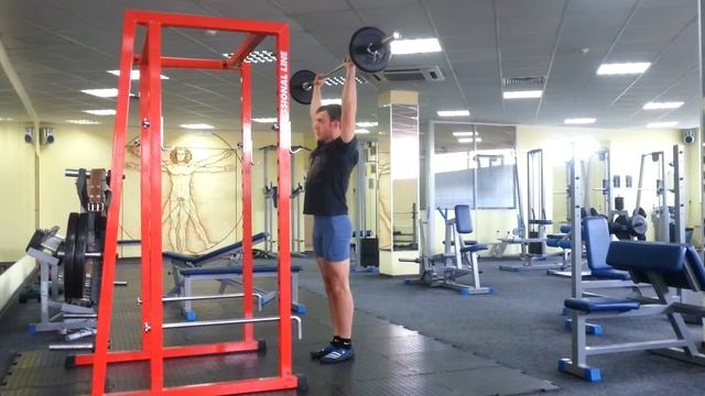 Жим в солдатской стойке (штанга) | Sliderlife.ru - Спортивная Социальная сеть смотреть онлайн