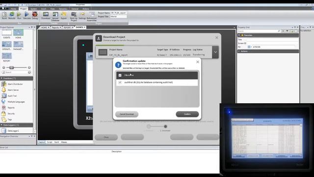 Download Backup To Beijer HMI Using Ix Developer