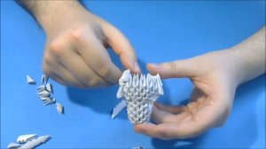 3d origami Shark tutorial part1 | DIY paper Shark