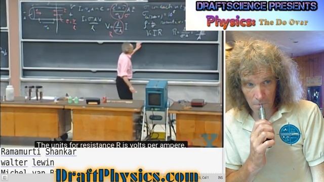 17: Redoing: 8.02x - Lect 9 - Resistivity, Conductivity ....Walter Lewin. смотреть онлайн