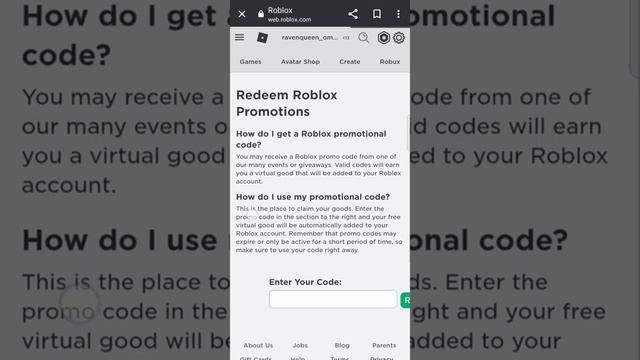 how to redeem promo code in roblox смотреть онлайн