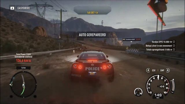 Need for Speed Rivals - Police Nissan GTR (gameplay PC) смотреть онлайн