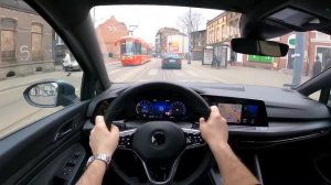New VW Golf VIII R-Line 1.5 150HP POV Test Drive