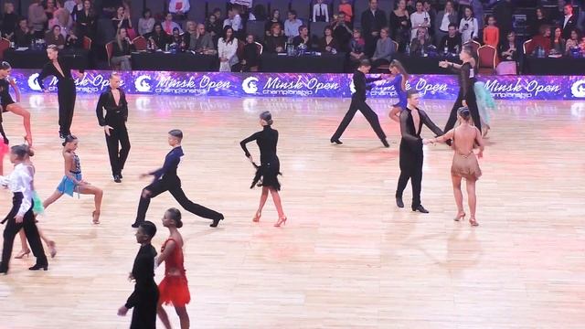 Юниоры-2 (до 16 лет) La (Open) 1/4: пасодобль - Minsk Open Championship 2023 (Минск) смотреть онлайн