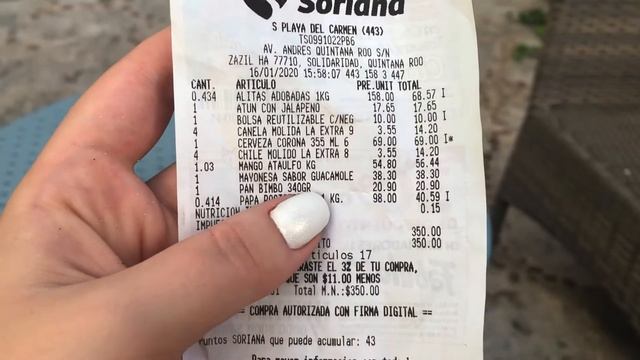 Что можно купить в Мексике на 14$ ? супермаркет Soriana смотреть онлайн