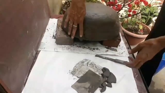 How to make beautiful cement pot easily at home. смотреть онлайн