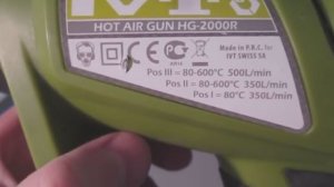 Монтаж натяжного потолка  с помощью фена.