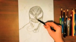 Как нарисовать венома /How to draw Venom