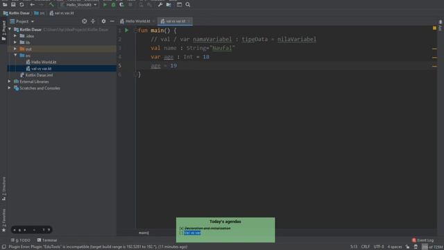 2. Kotlin Dasar - Perbedaan val dengan var смотреть онлайн