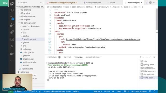 The Golden Path to SpringOne: A Paved Path to Production on Kubernetes with Thomas Vitale смотреть онлайн