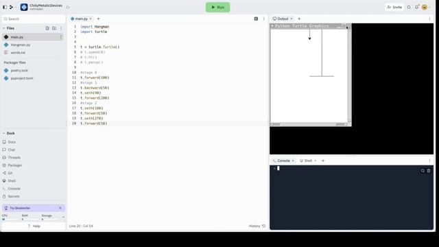 HangMan Game - Python - Turtle смотреть онлайн