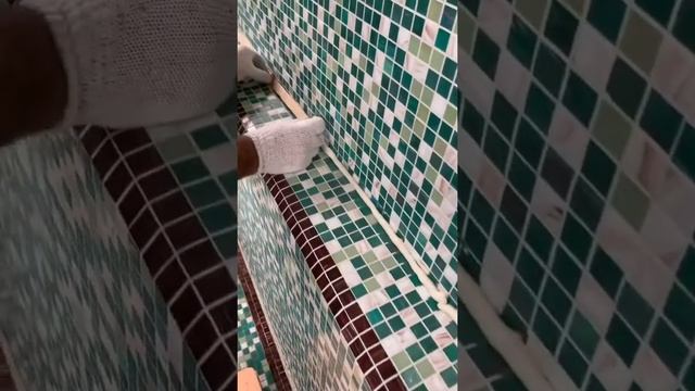 Укладка мозаики в бассейн смотреть онлайн