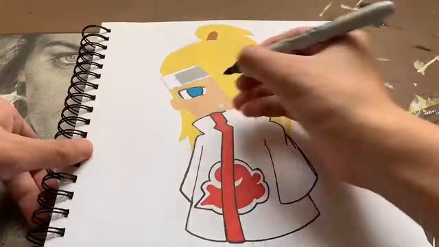 Speed Drawing : Deidara (Chibi) [Akatsuki 4/10] | Naruto Shippuden смотреть онлайн