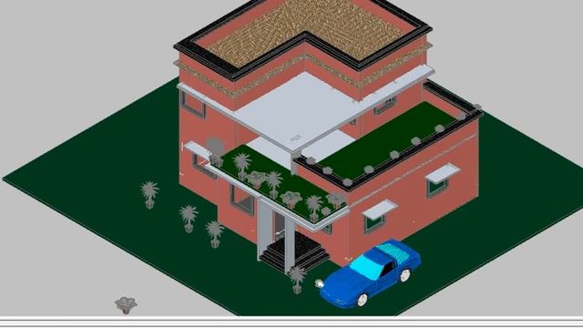 Home Design 3bhk in AutoCAD 7 смотреть онлайн