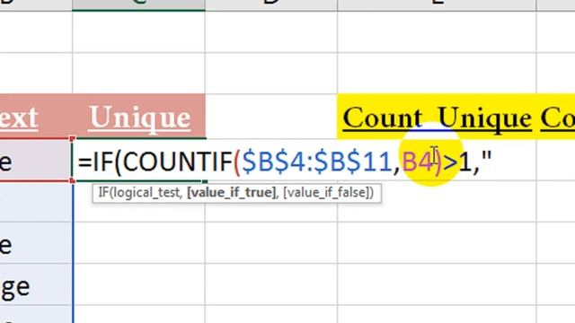 count unique values excel formula смотреть онлайн