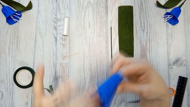 Цветы из гофрированной бумаги|Колокольчики из бумаги своими руками для декора и подарка смотреть онлайн