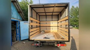 Будка на газель за одну минуту)))