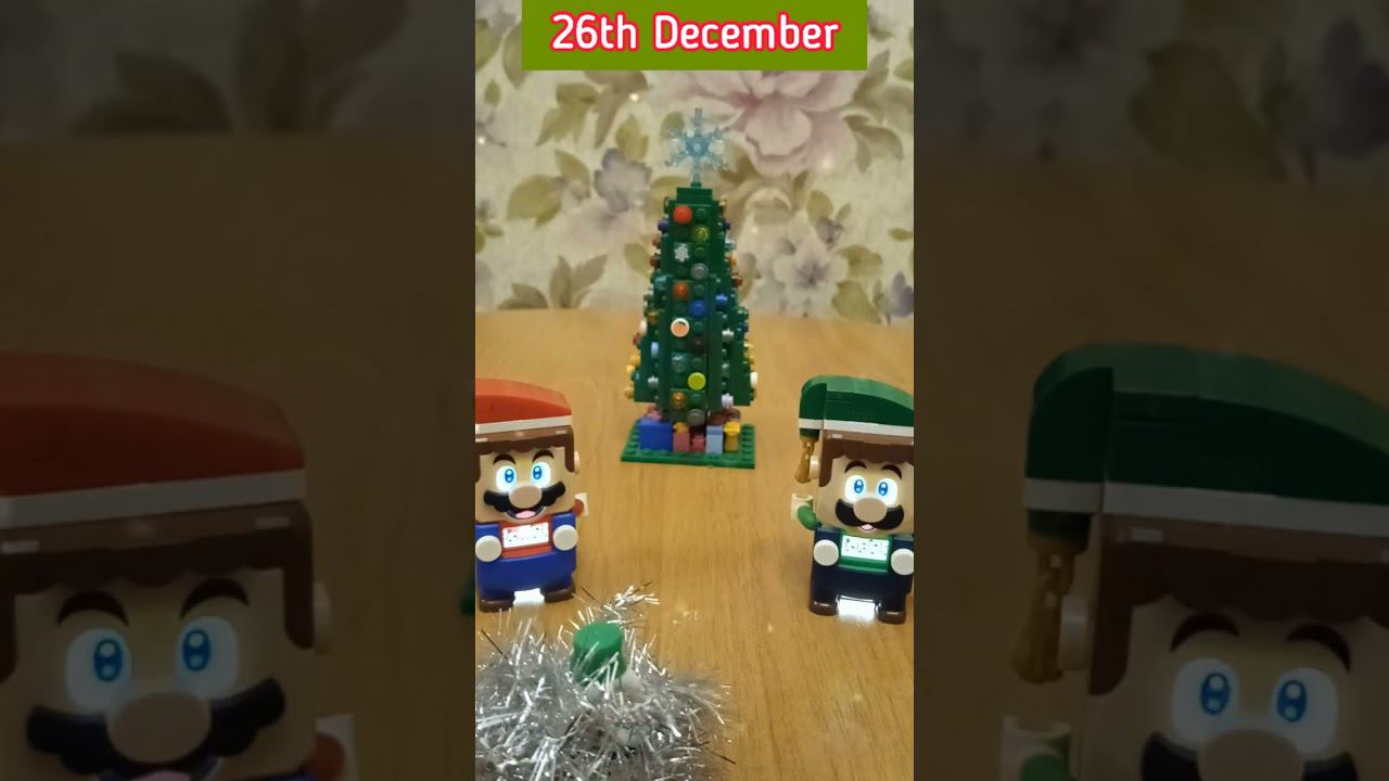 My Christmas & New Year Advent Calendar mini surprises by Lego Super Mario & Luigi. Day 26 #shorts смотреть онлайн