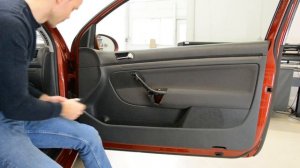 How to remove the door panel VW Golf V